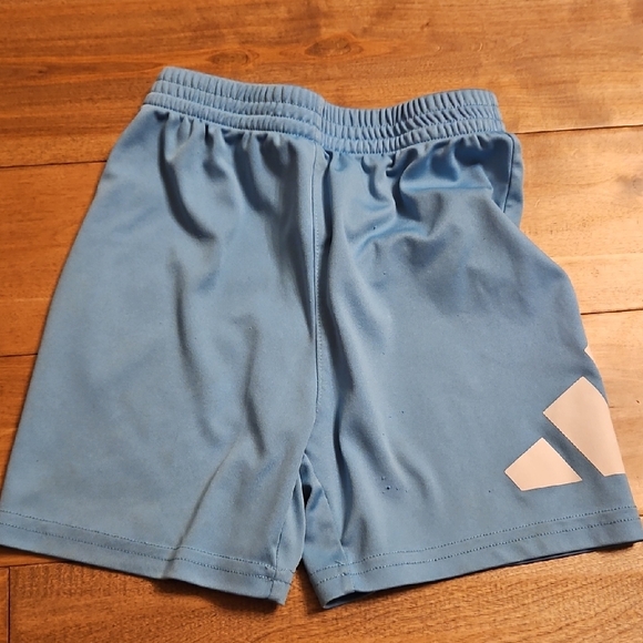 Adidas Light Blue Kids' Shorts - Picture 1 of 5